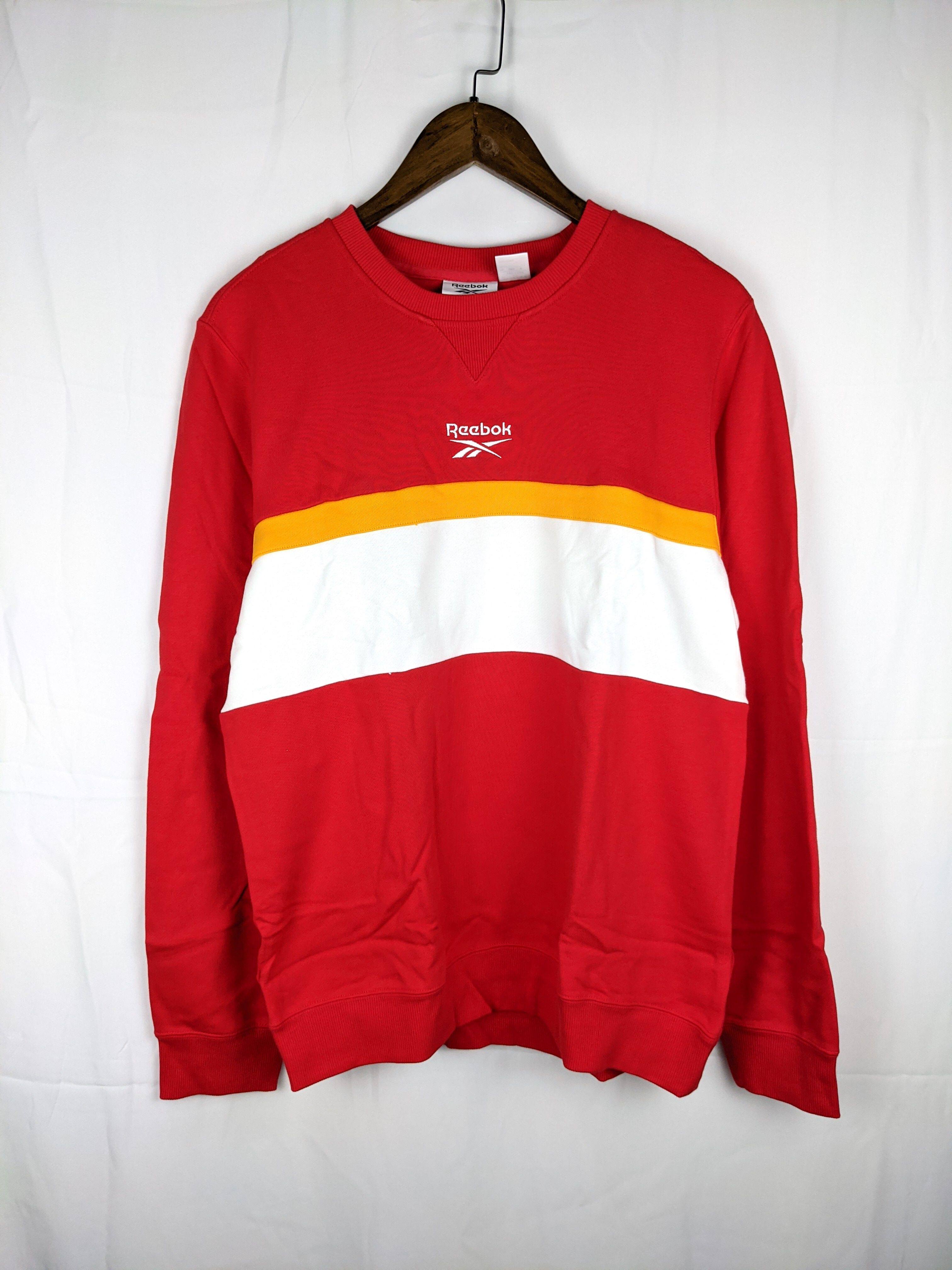 锐步 Reebok 5 element sweatshirt 男子复古番茄套头衫 GF3164
