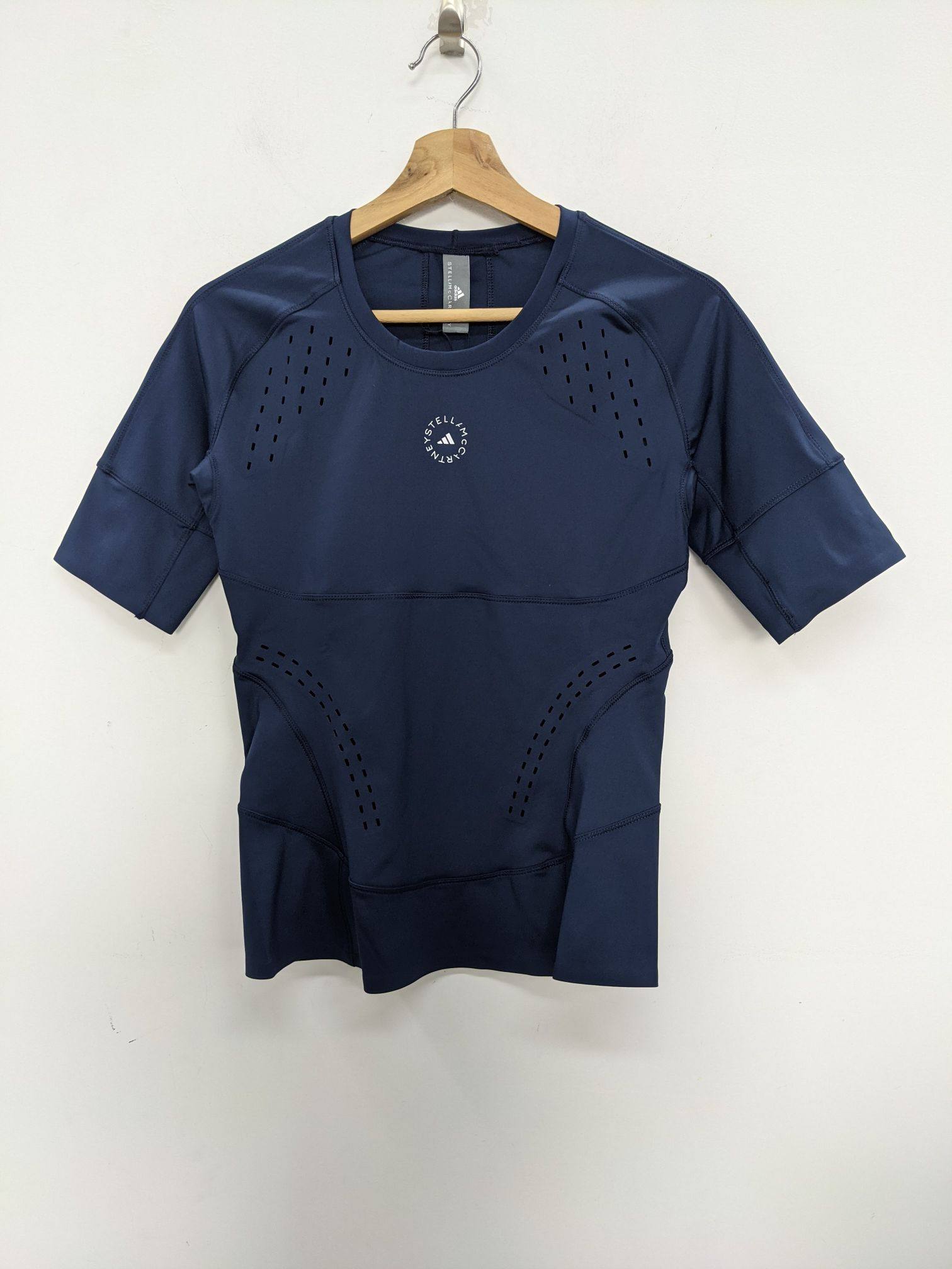 轻奢联名 ADIDAS STELLA McCARTNEY 女子瑜伽普拉提短袖 GL5298