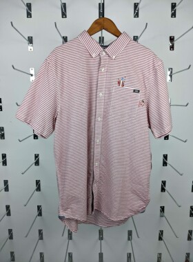 正品 WHERE'S WALDO? x VANS 男子复古条纹衬衫短袖 VN0000MYZ4Q