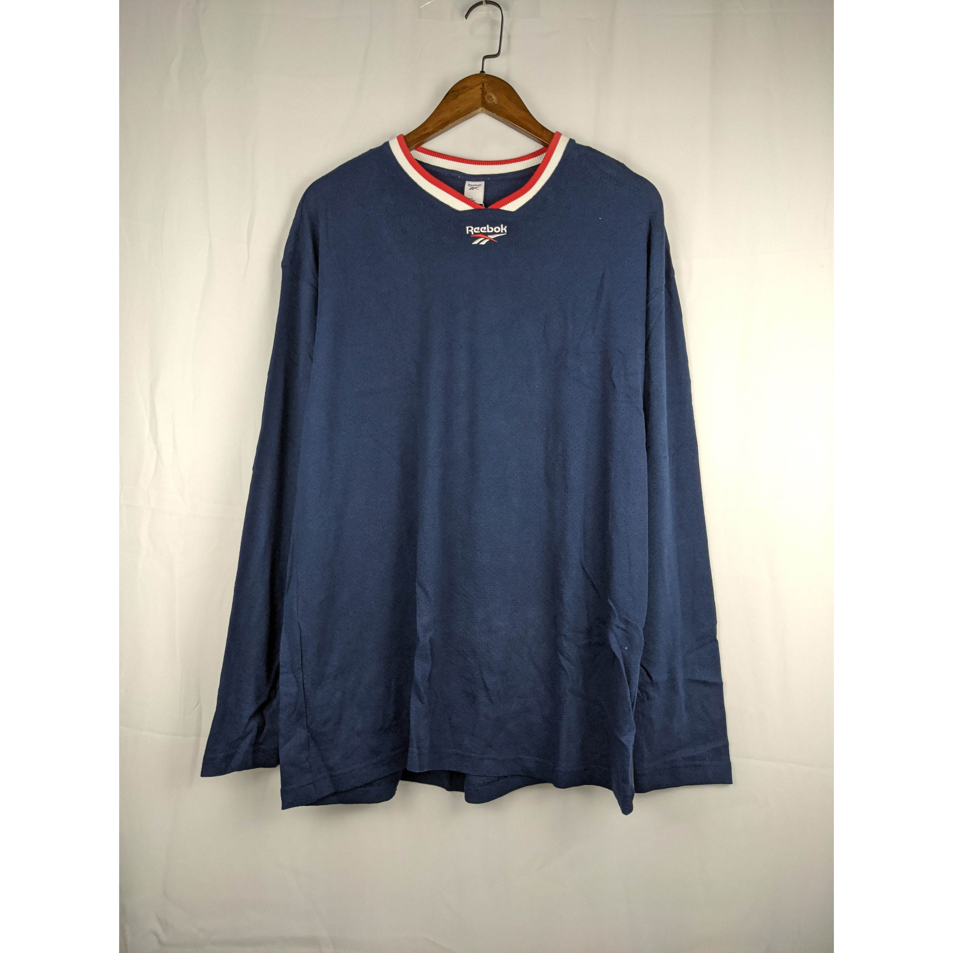 锐步 Reebok Classics Long Sleeve 男子复古球衣串标长袖 FK2546