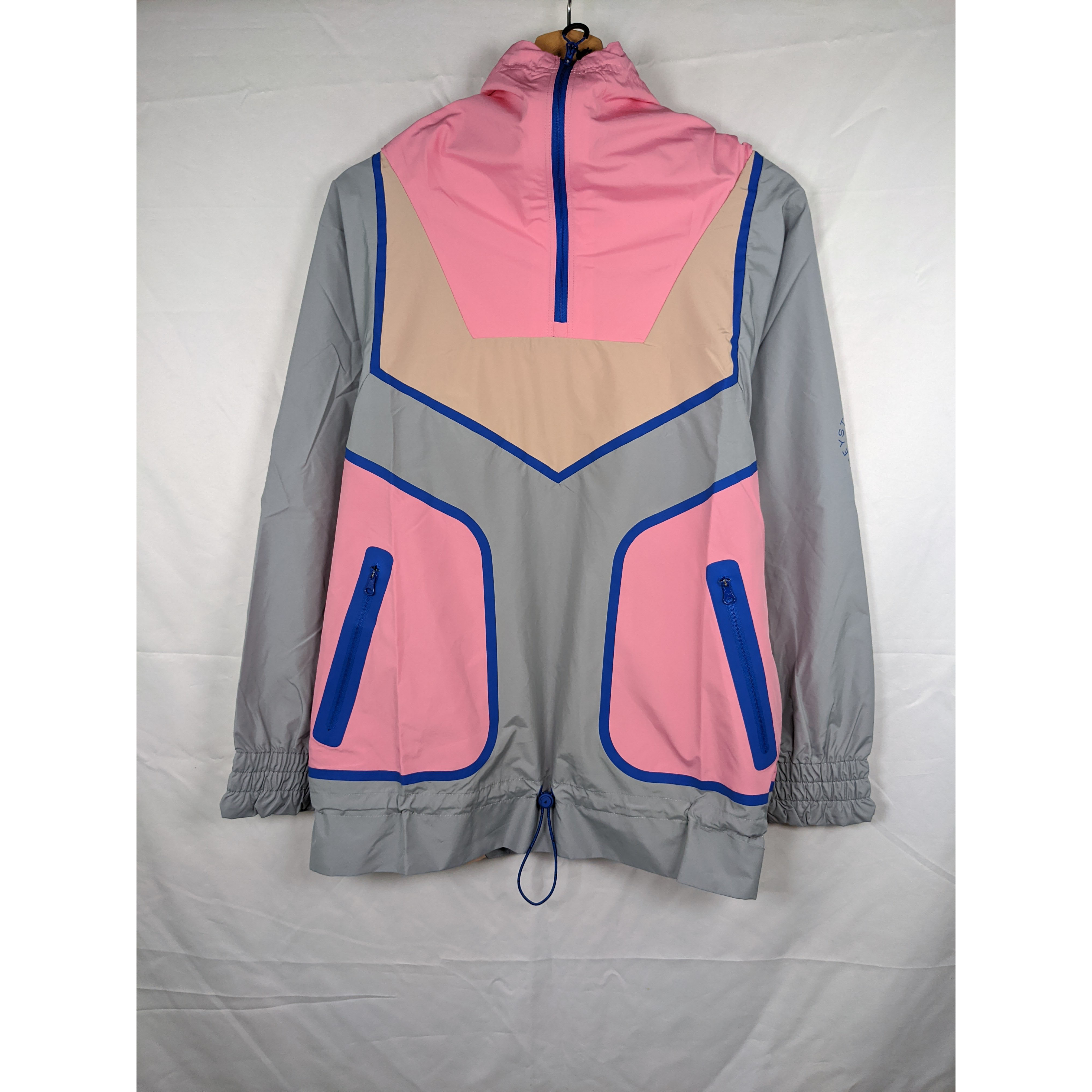 正品 联名 adidas Stella McCartney Half Zip 女子半套头衫 风衣