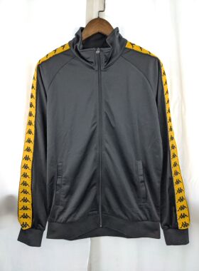 卡帕 KAPPA BANDA 男串标设计师情侣休闲外套夹克 K08Y2WK61M-990