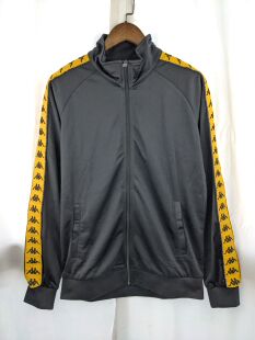 卡帕 KAPPA BANDA 男串标设计师情侣休闲外套夹克 K08Y2WK61M-990
