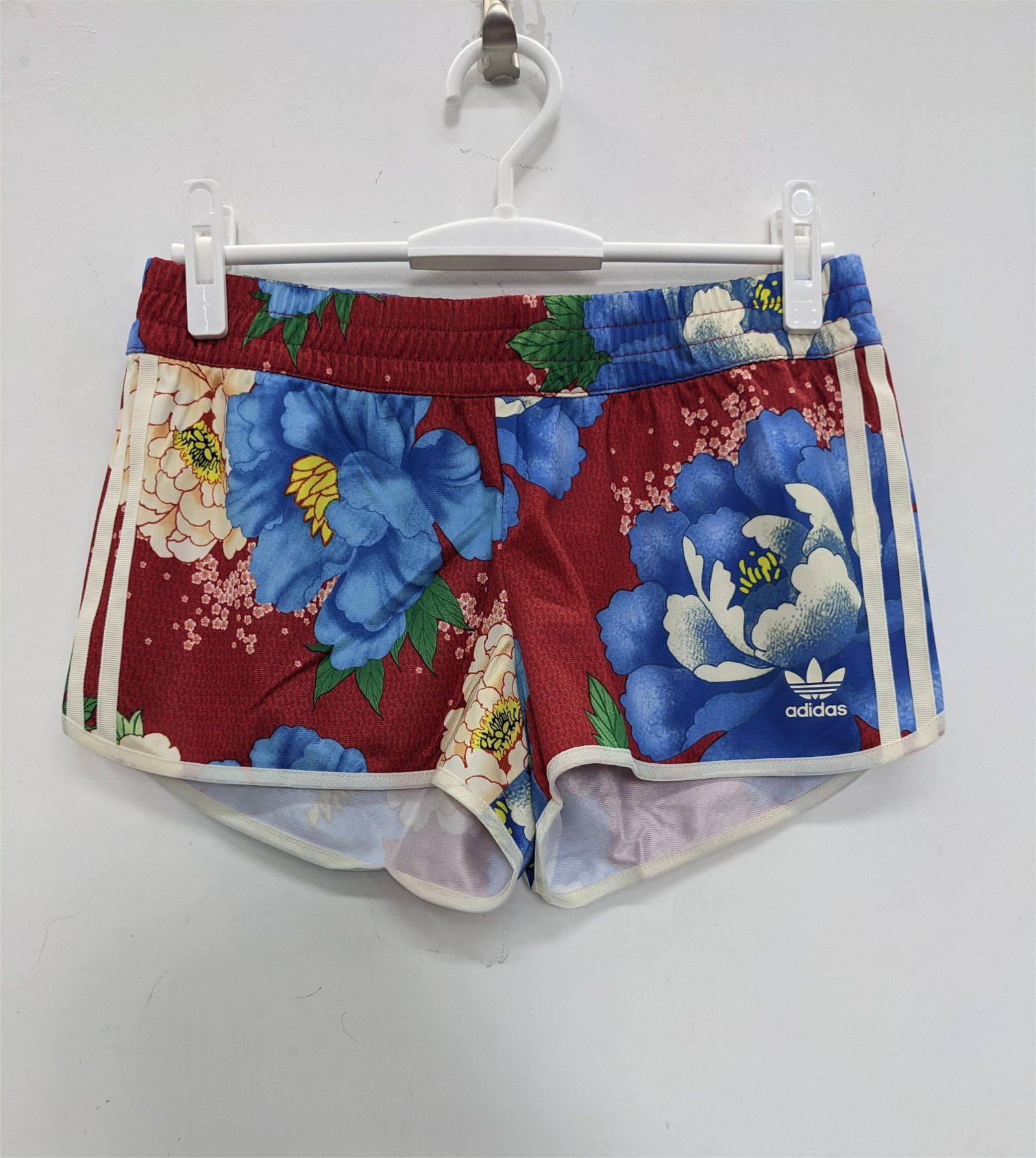 Adidas x Brazil Farm Chita Shorts 女子联名款花卉短裤 BJ8419