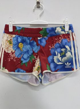 Adidas x Brazil Farm Chita Shorts 女子联名款花卉短裤 BJ8419