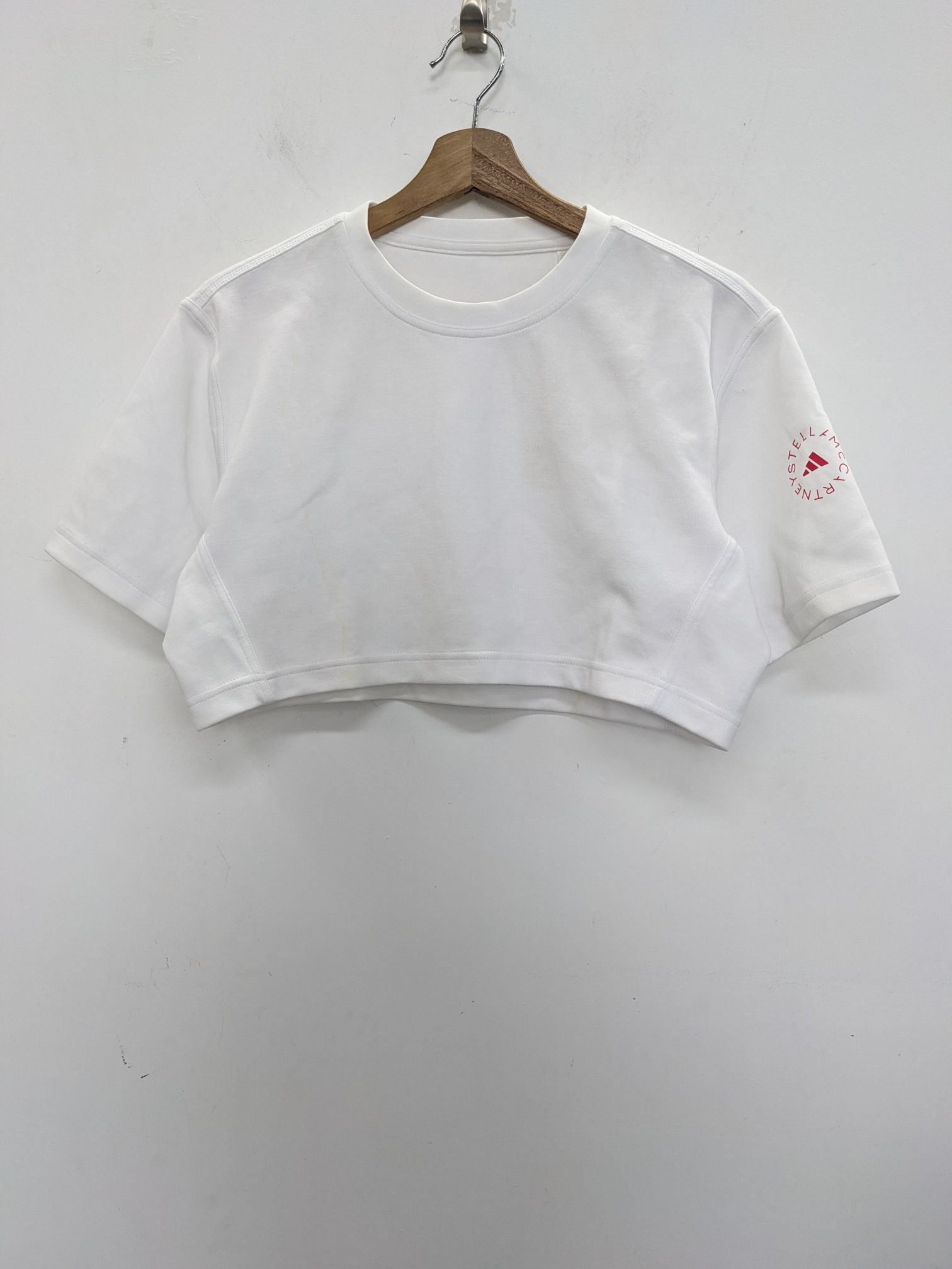 ADIDAS aSMC CROP Tee 设计师款女子短款宽松运动短袖T恤 GT9455