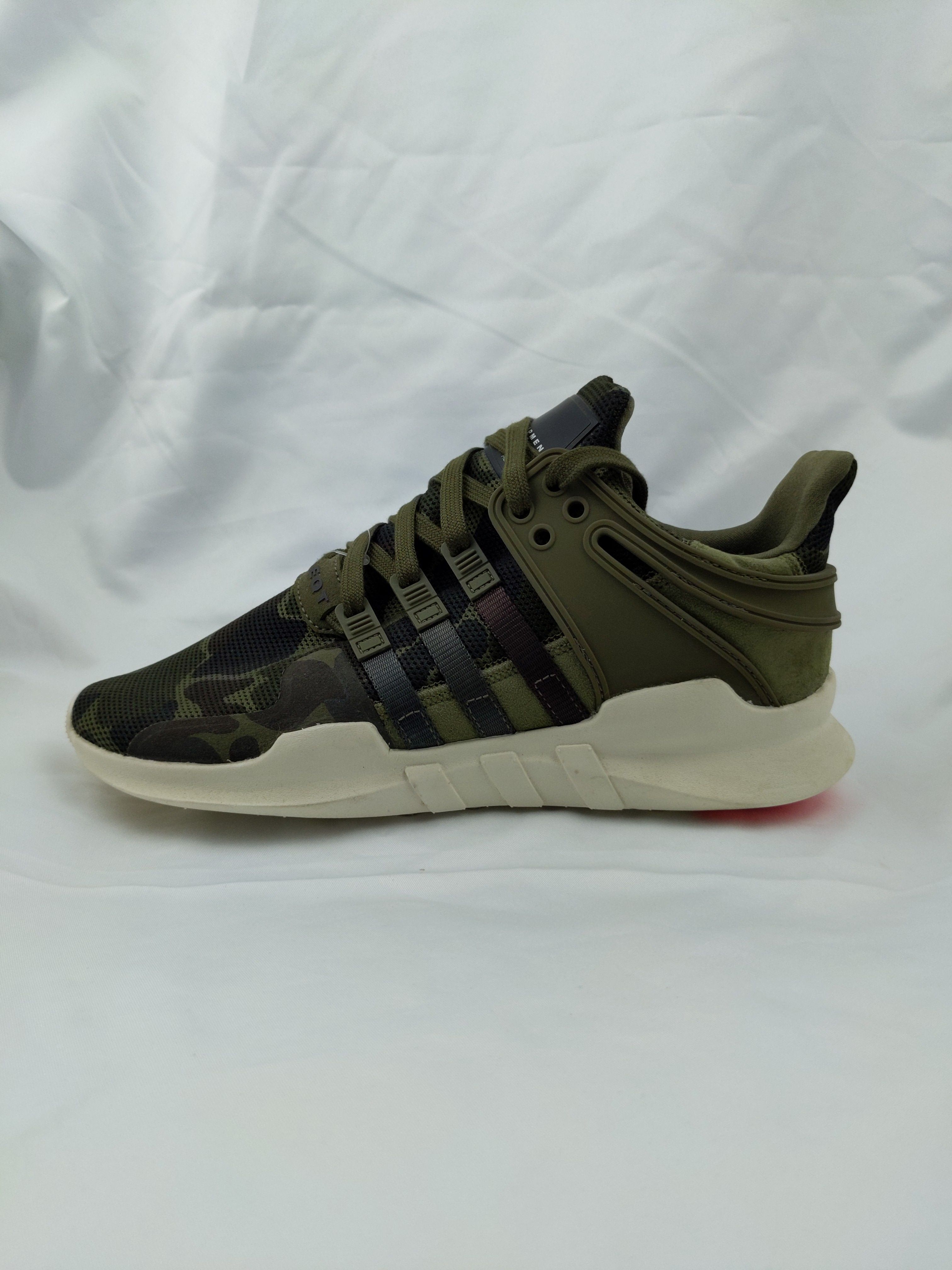 三叶草 adidas EQT Support ADV Camo Olive 女迷彩休闲鞋 BB1307