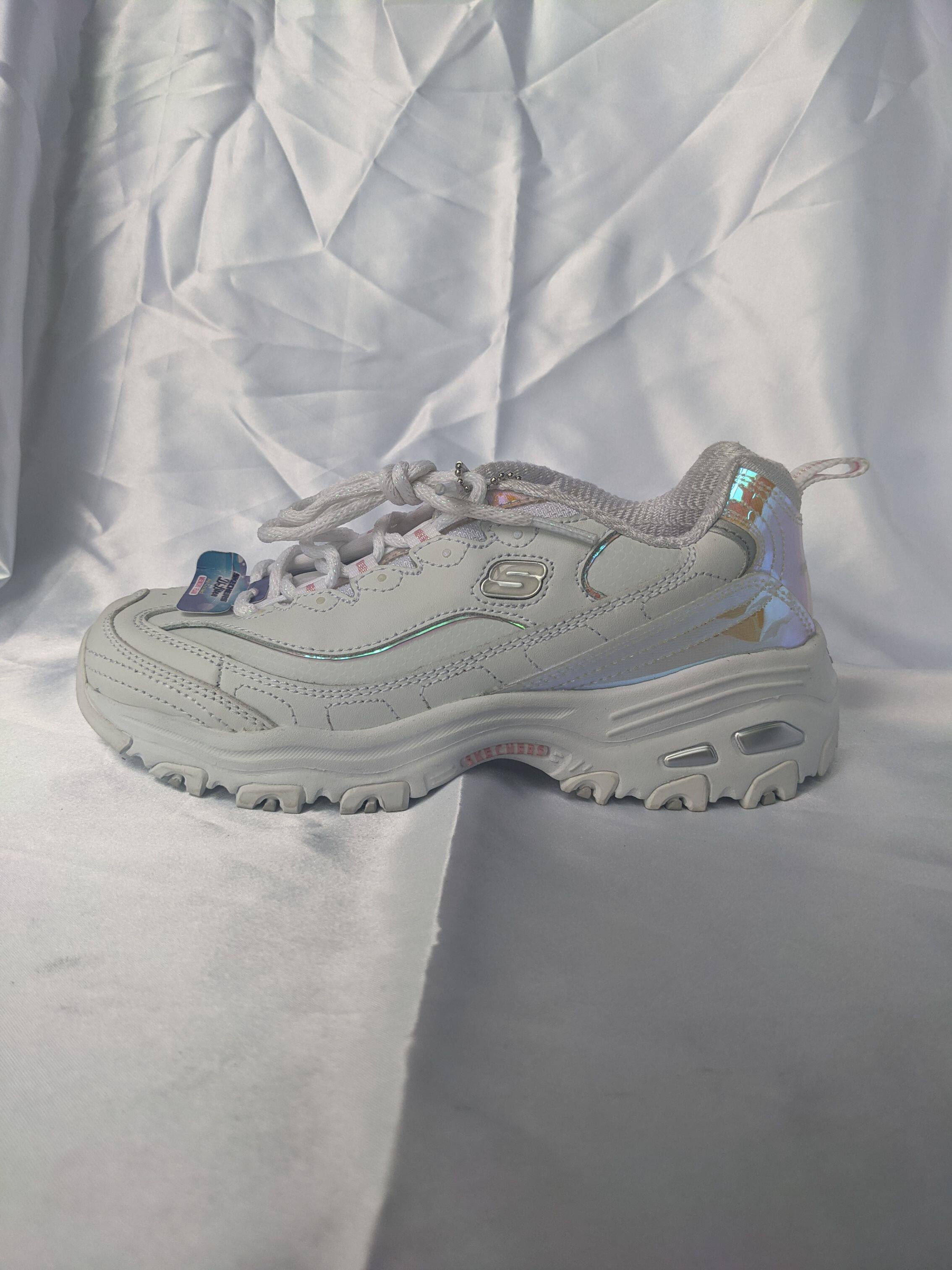 斯凯奇 SKECHERS D'LITES 1 女子镭射经典厚底舒适休闲鞋 149142
