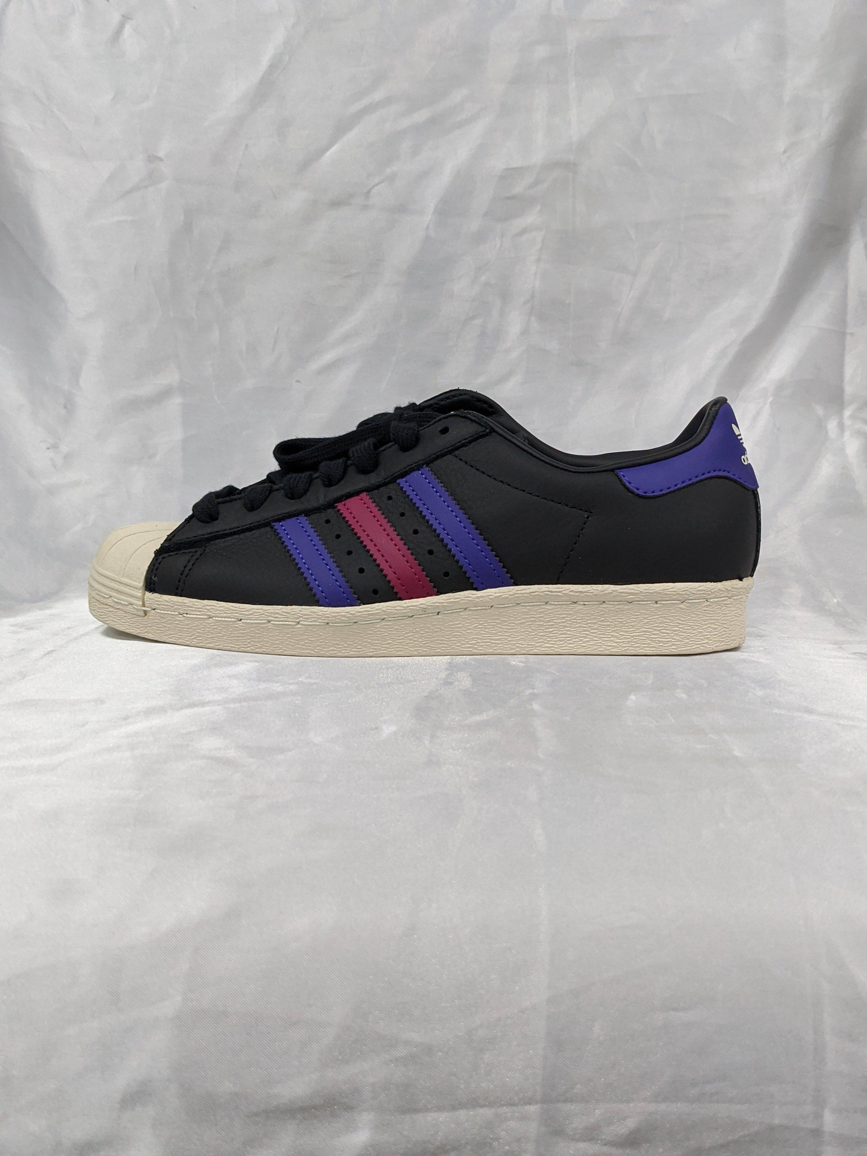 Adidas SUPERSTAR 80s 女子复古运动休闲鞋 CQ2655 美国专柜吊牌