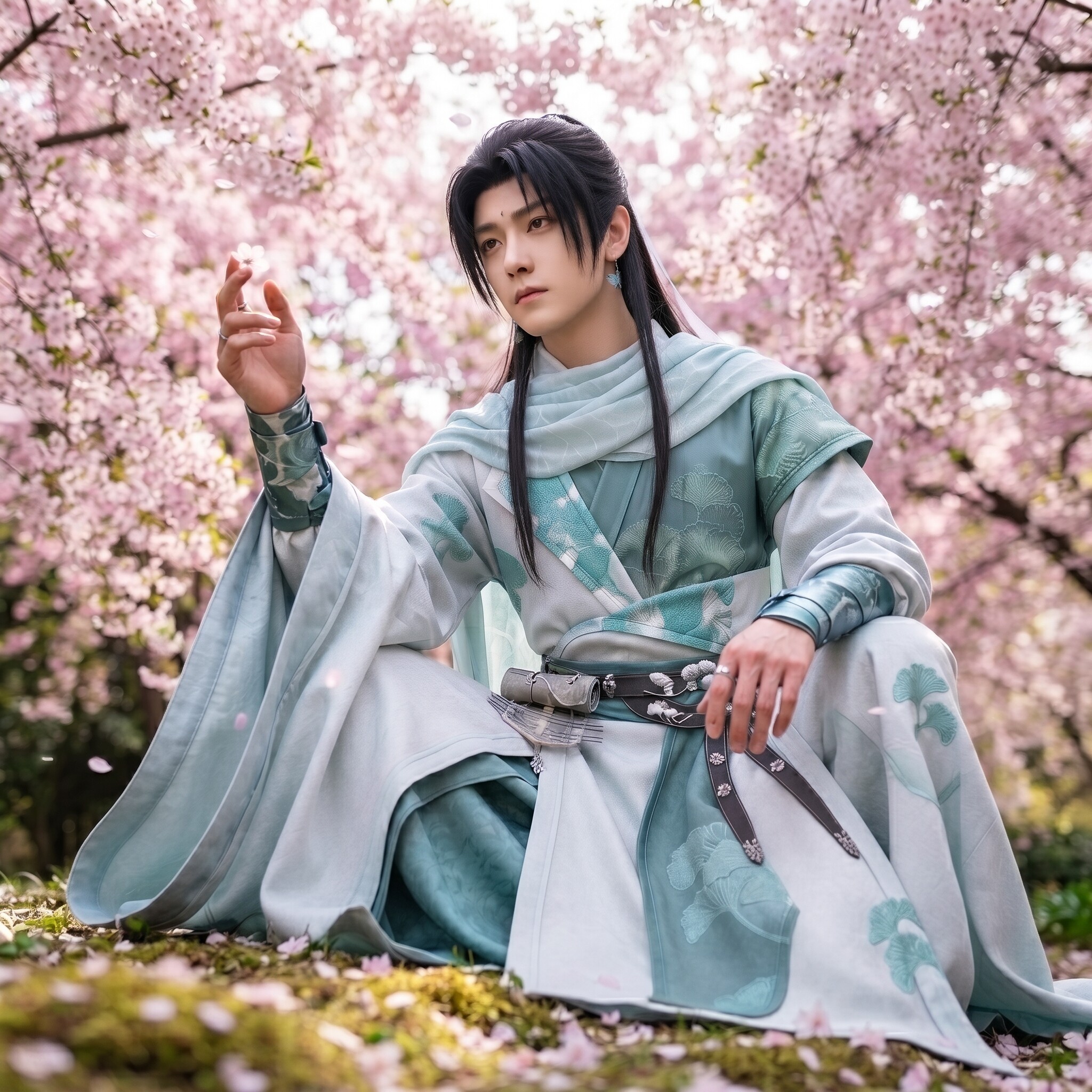 燕云十六声陈慎观音针cos服汉服