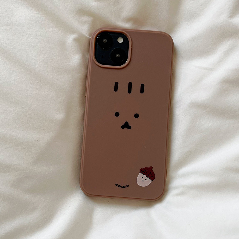 咖啡小熊TPU手机壳苹果ins风