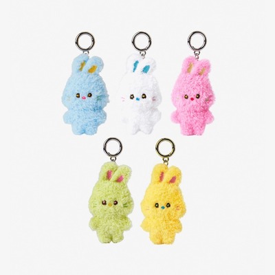 跨境NJS兔子毛绒玩具背包挂件bunini DOLL KEYRING钥匙扣玩偶公仔