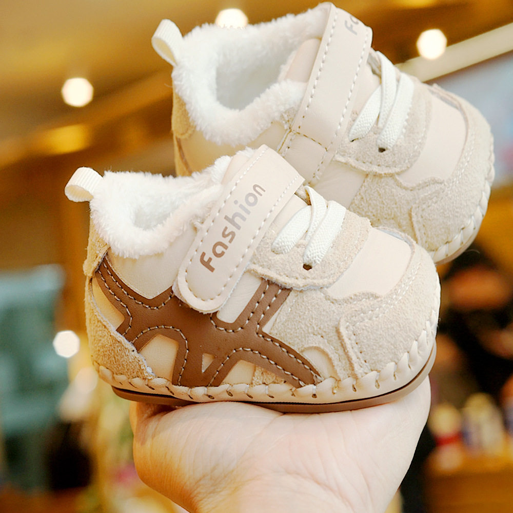 婴儿鞋子软底防滑冬季加绒加厚初学者宝宝鞋子0-1岁学步鞋条纹,童鞋/婴儿鞋/亲子鞋,婴儿步前鞋/袜鞋,淘宝优惠券,粉丝福利购,淘宝优惠卷