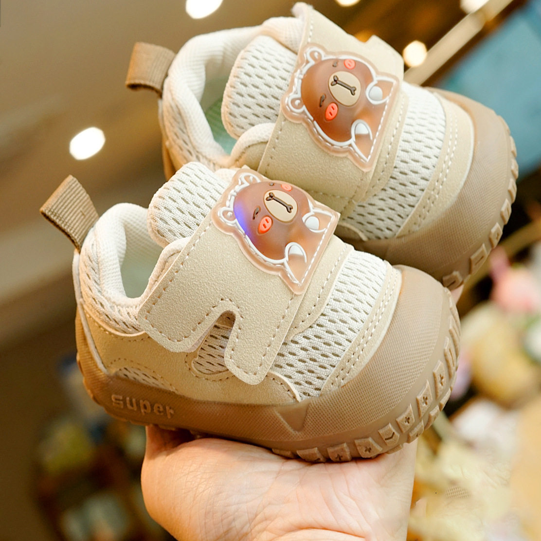 学步鞋春秋新款初学者宝宝鞋子1-2岁婴儿鞋子软底防滑透气亮灯,童鞋/婴儿鞋/亲子鞋,婴儿步前鞋/袜鞋,淘宝优惠券,粉丝福利购,淘宝优惠卷