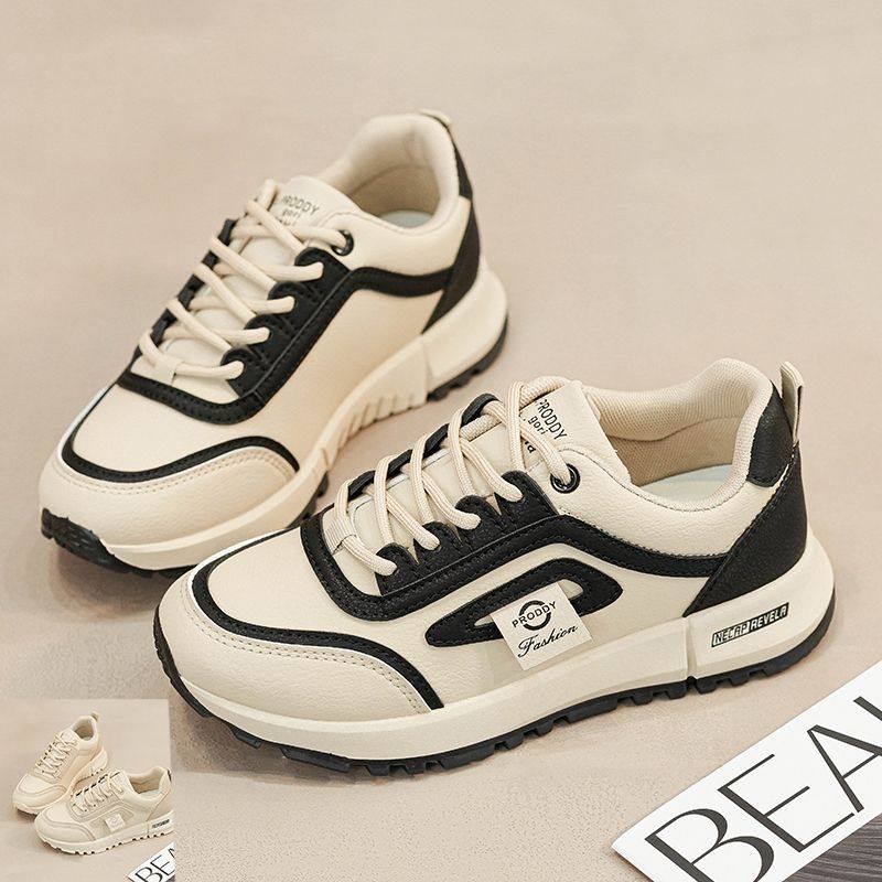 2025秋季新款休闲鞋子爆款小白鞋女款女百搭韩版透气厚底运动板鞋,女鞋,浅口单鞋,淘宝优惠券,粉丝福利购,淘宝优惠卷