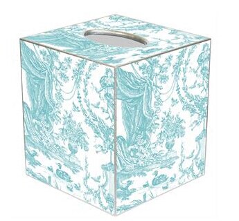 现 纽约下城公园进口美国制造法式乡村波浪边木质垃圾桶纸巾盒