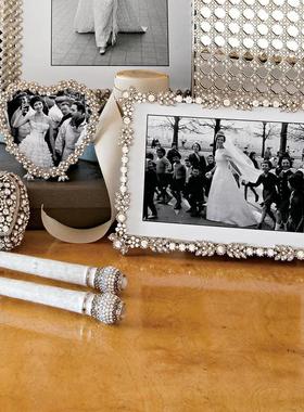 纽约下城公园进口Olivia Riegel女伯爵奢华项链水晶切割艺术相框