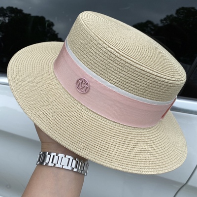 夏季草帽出游凹造型休闲女