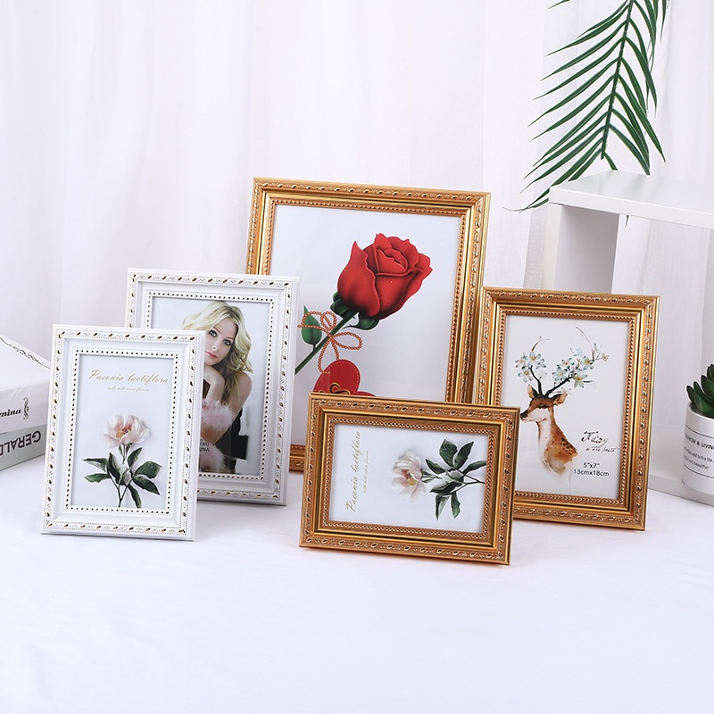 美式创意相框摆台5 6 7 8 10寸a3 a4照片墙挂墙全家福相框定制