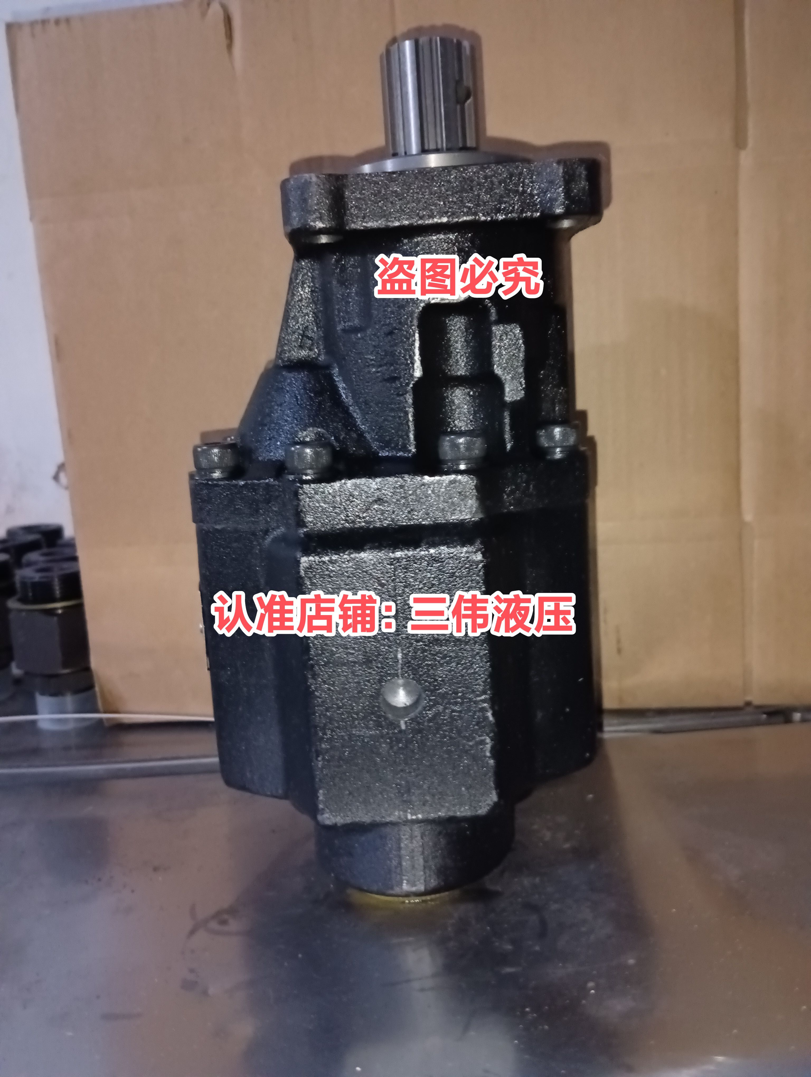 自卸车液压齿轮泵8齿外贸出口双旋两用CB100液压油泵海沃齿轮泵