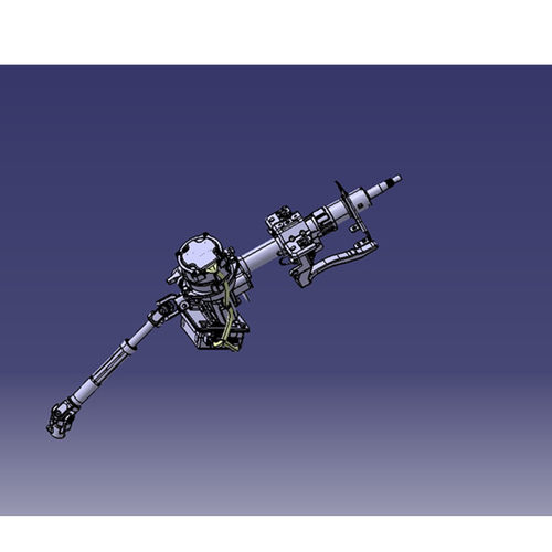 3D图纸气动液压旋转平台