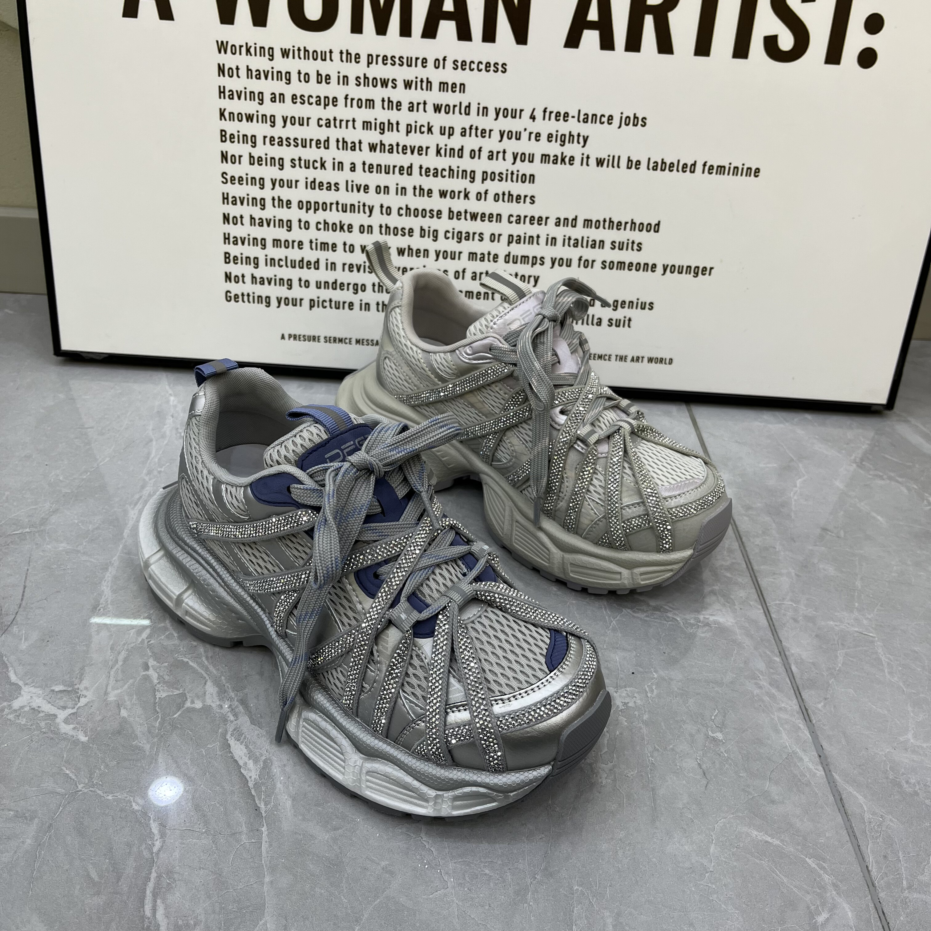 2026春季女鞋厚底低帮运动休闲鞋网面女款老爹鞋女潮鞋女单鞋,女鞋,老爹鞋,淘宝优惠券,粉丝福利购,淘宝优惠卷