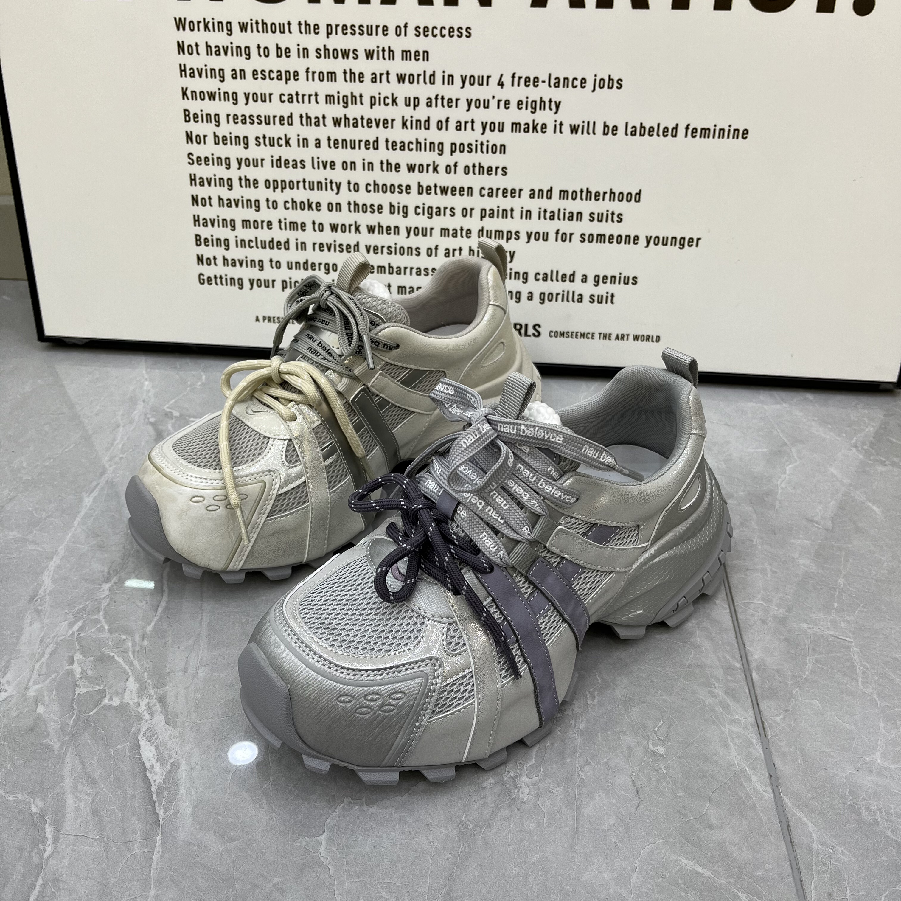 2026春季女鞋防滑厚底低帮运动休闲鞋网面女款老爹鞋女潮鞋女单鞋,女鞋,老爹鞋,淘宝优惠券,粉丝福利购,淘宝优惠卷