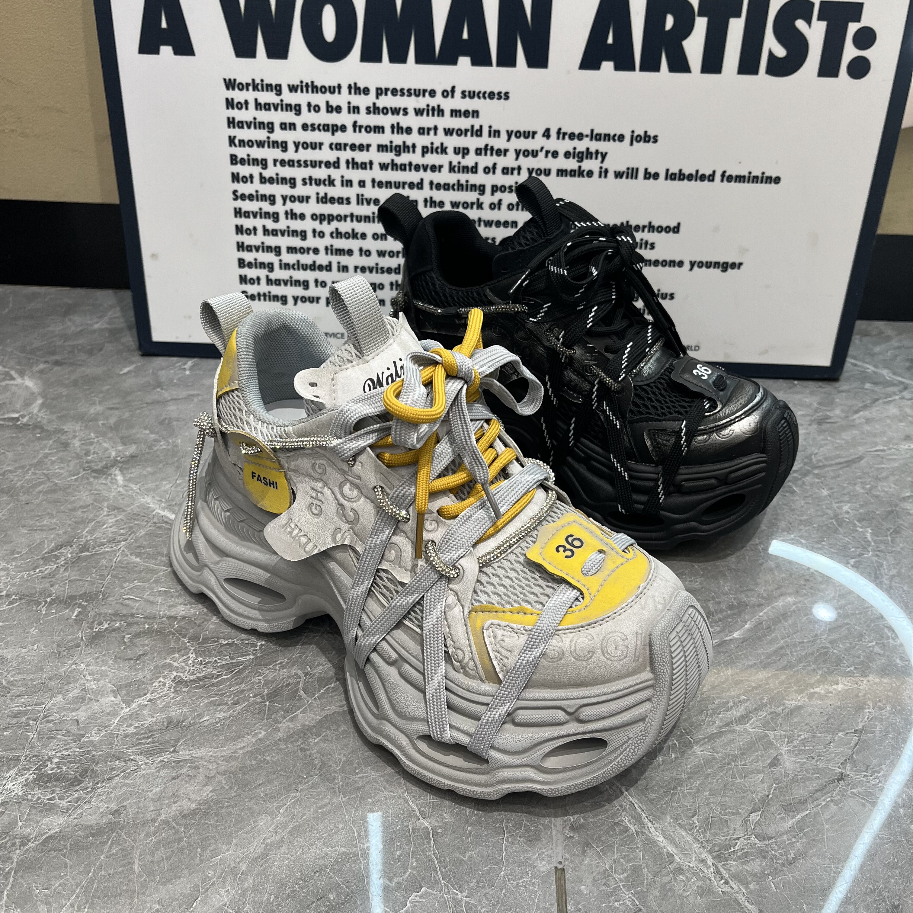 2026春季女鞋超轻松糕厚底低帮休闲鞋网面增高老爹鞋女潮鞋女单鞋,女鞋,老爹鞋,淘宝优惠券,粉丝福利购,淘宝优惠卷