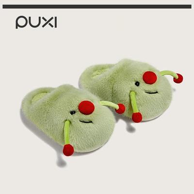 卡通可爱棉拖鞋朴西防滑保暖亲子