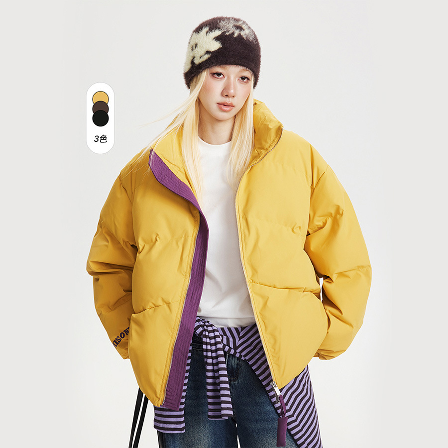 CATTEE美式棉服立领外套暖面包服