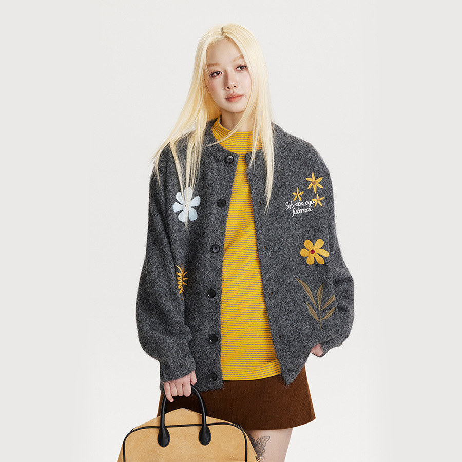 CATTEE美式复古学院风宽松外套