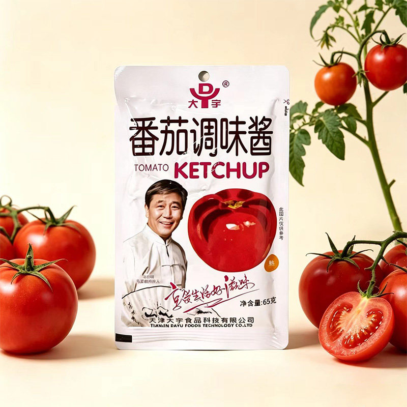大宇番茄酱番茄汤佐料茄汁面酱料意面抓手饼调味酱料65g*10袋包邮