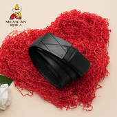 腰带送男友父亲爸爸生日礼物裤 稻草人皮带男士 真皮高档2023新款 带