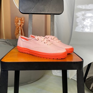 清货PRO KEDS粉色低帮帆布轻便透气女郑秀晶同款休闲板鞋WF63870