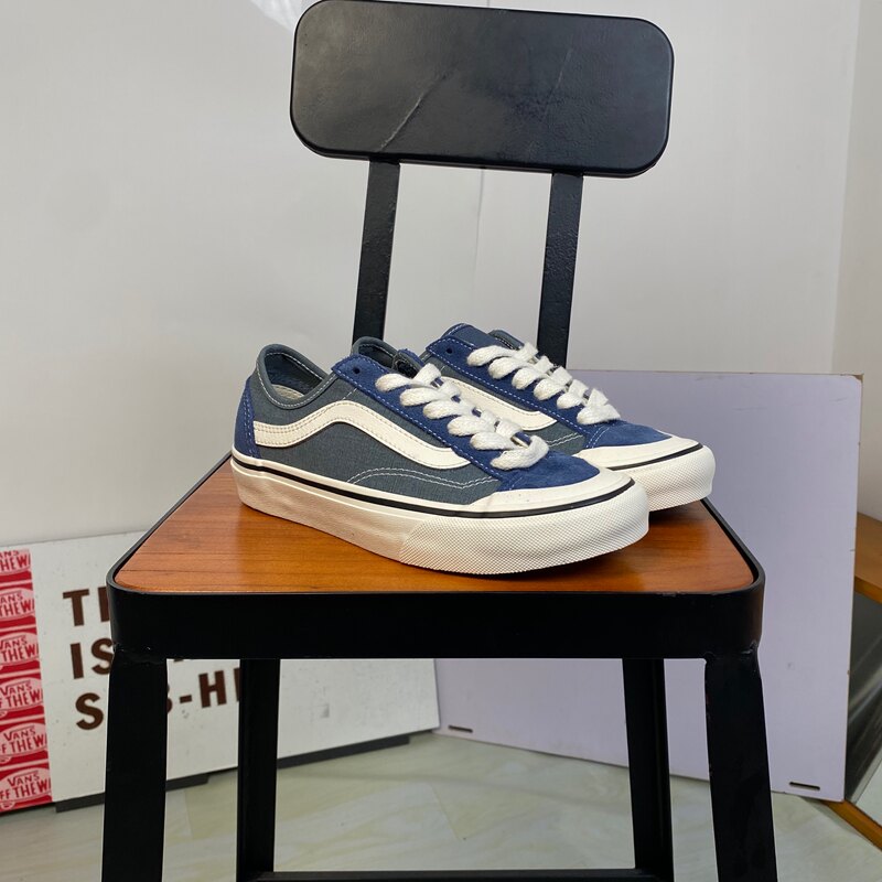 VANS范斯Style136女低帮帆布鞋