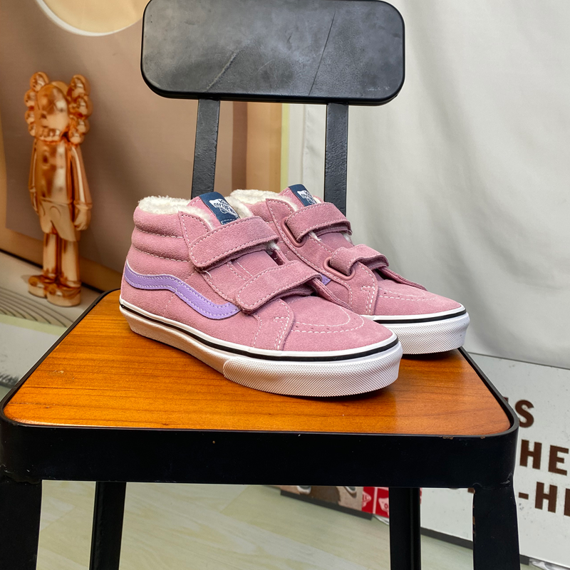 VANS范斯儿童加绒休闲板鞋