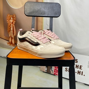 VANS范斯KNU VN000EE6H11 SKOOL泡泡玛特联名低帮帆布男女面包板鞋