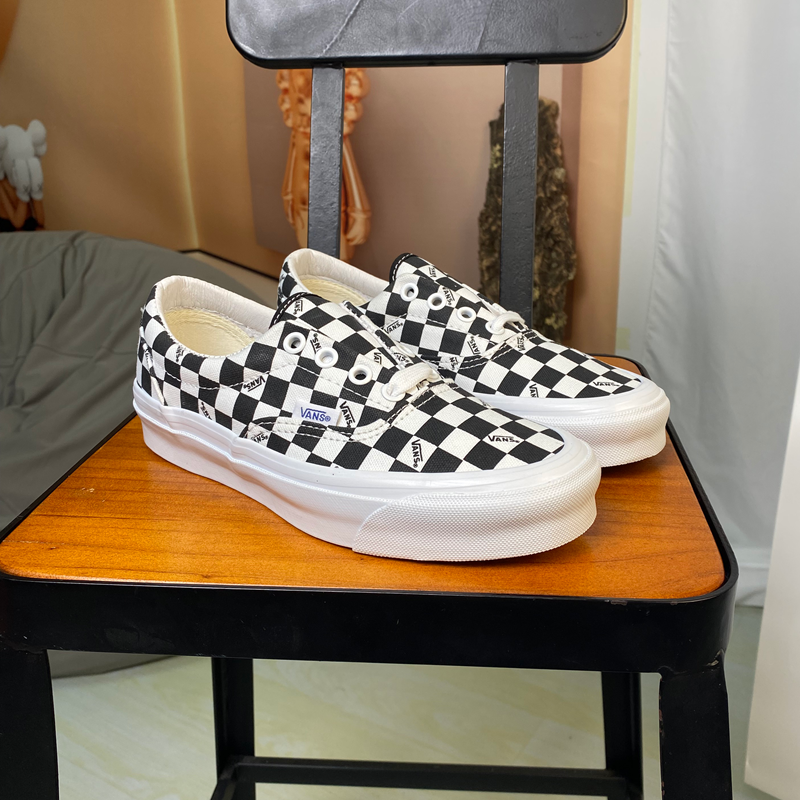 女码清货Vans Era Og Lx棋盘格低帮男女休闲帆布板鞋VN0A3CXN9TB