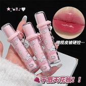 韩系萌萌卡通猫咪唇釉滋润补水保湿 唇蜜淡化唇纹去死皮打造嘟嘟唇