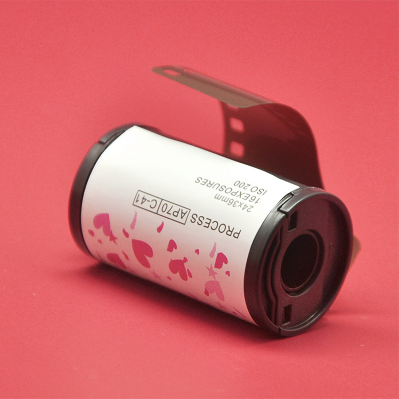 傻瓜相机胶卷135规格 爱心胶卷 彩色负片易拍200度lomo胶卷12张