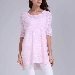 2024夏季 女装 2628 坏丫头大码 宽松休闲镂空慵懒风设计松弛感套头衫