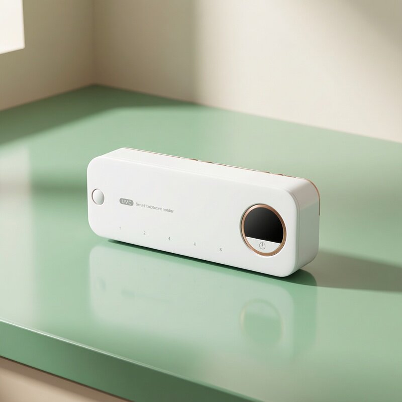 智能风干紫外线牙刷消毒器成人儿童电动牙刷剃须刀烘干杀菌收纳架