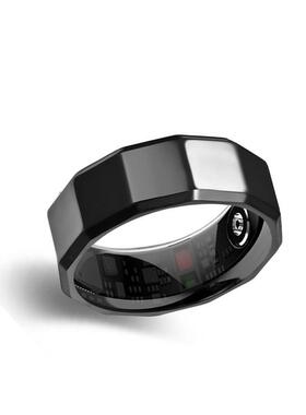 睡眠心率科技防水男女多功能血氧黑戒指智能指环监测体温蓝牙