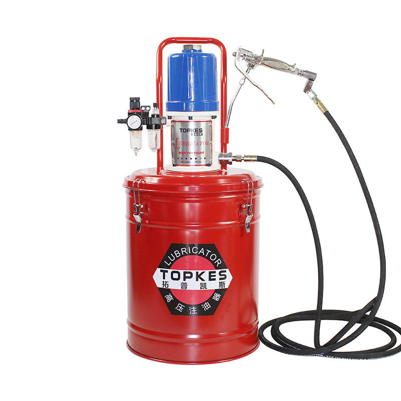 黄油机工业级润滑脂加注机黄油加注泵40升台湾拓普凯斯a45-g气动