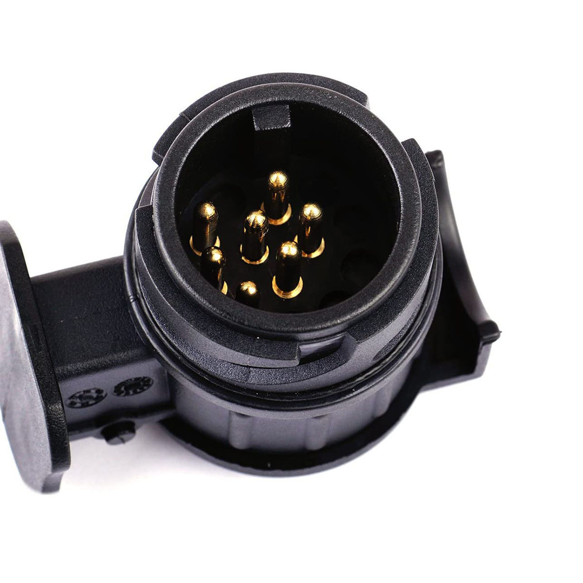 13芯转7芯插头插座欧规式拖车电源转接头房车电源线连接器