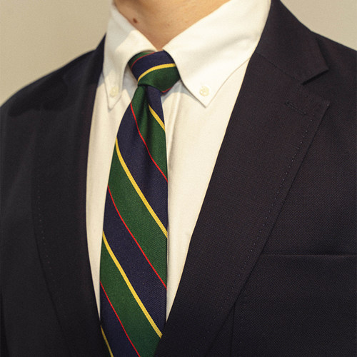 丝绸常春藤领带REGIMENTALTIE