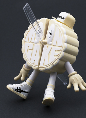 Steppyplus Devil Toys联名Mooncake月饼人搪胶玩具玩偶 中秋礼物