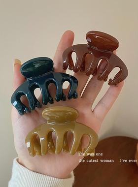 新款后脑勺发夹女网红高马尾盘发小抓夹头发夹子盘发夹子抓夹头饰