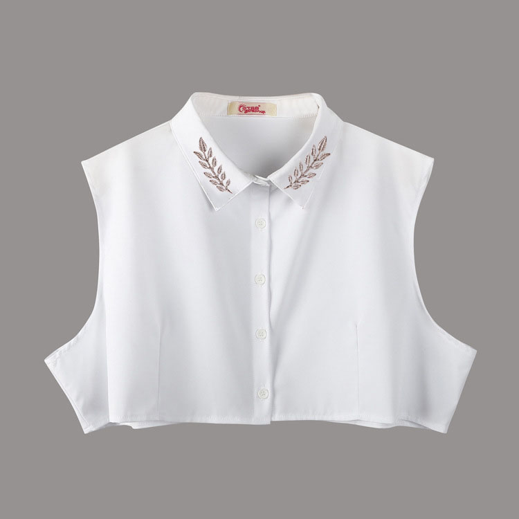 衬衣斤大码假领子女百搭时尚