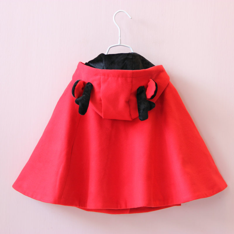 Cape pour fille en flanelle - Ref 2156875 Image 3